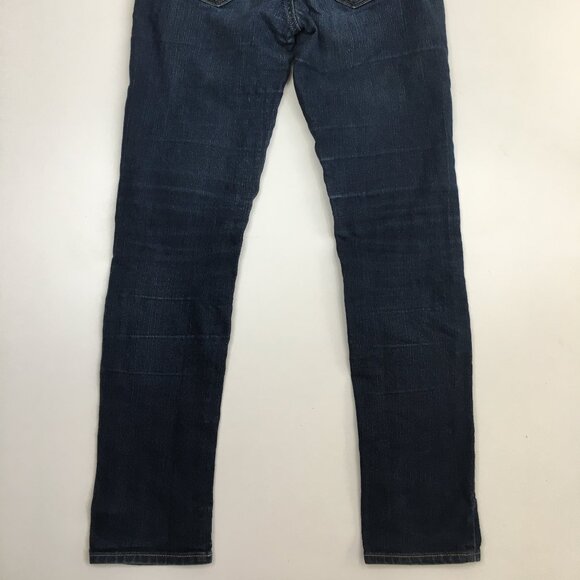 PAIGE Premium Denim Medium/Dark Wash PEG 5 Pocket Skinny Jeans - Picture 7 of 15